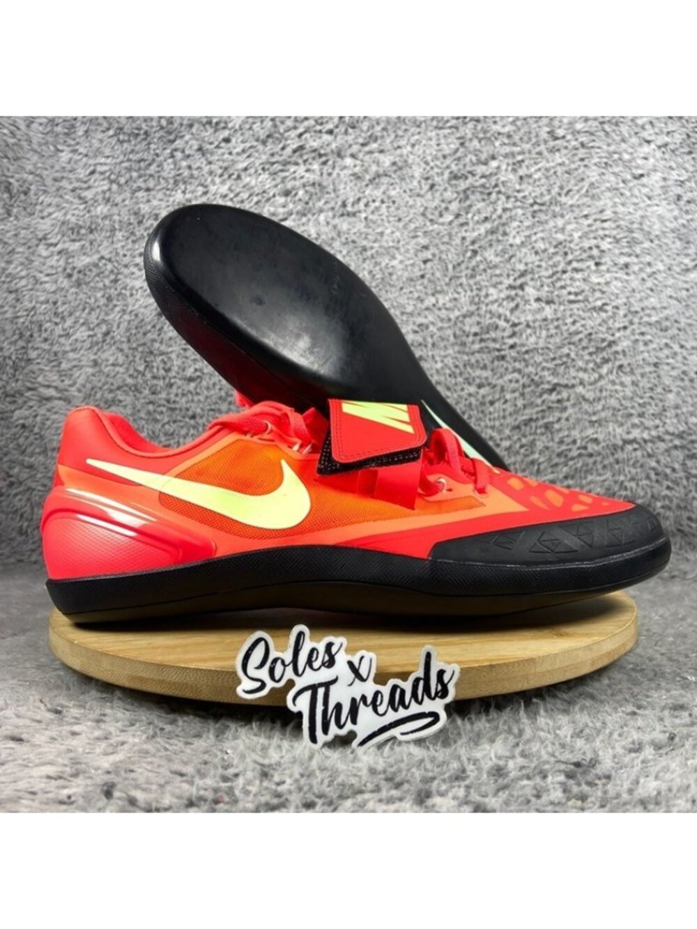 Nike Zoom Rotational 6 Track Field Throwing Size 11 Men Crimson FZ9606-600